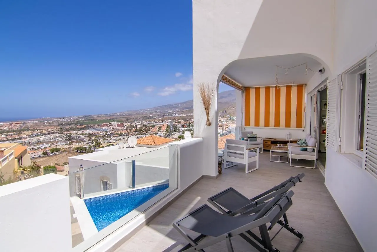 Mirador Balcon Del Atlantico Y Piscina Privada Vila Costa Adeje  Casa de Férias